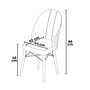 Hanah Home Ritim - Cappuccino y Blanco (Set de 6 piezas)